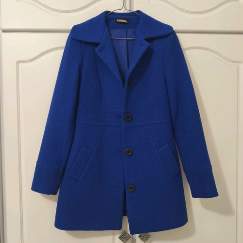 Women's wool coat Paranoia blue size M like new