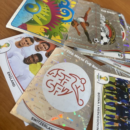 Panini Brazil 2014 stickers like new, 418 pieces