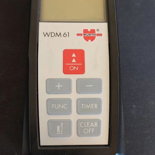 Wurth WDM61 Laser Distance Meter like new, 60m range with case