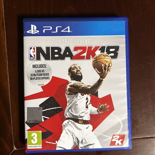 NBA 2K18 Kyrie Irving Edition for PlayStation 4 like new with active bonus code