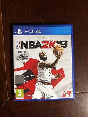 NBA 2K18 Kyrie Irving Edition for PlayStation 4 like new with active bonus code