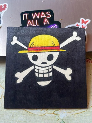 One Piece handmade painting 10x10