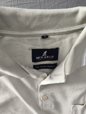 Mixable πόλο μπλούζα, large, φυστίκι