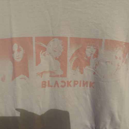 Blackpink T-shirt H&M like new, white and pink, size S