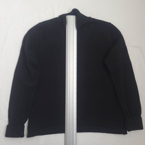 Mads Norgaard men's sweater new, 100% wool, size XS/S, black