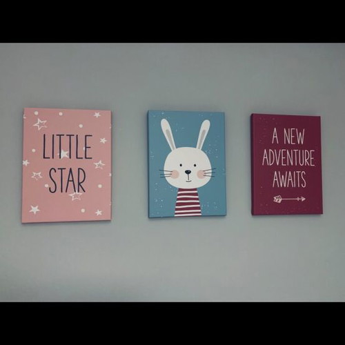 Decorative frames for a nursery room