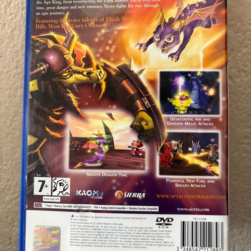 The Legend Of Spyro The Eternal Night PlayStation 2 like new