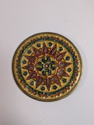 Bronze decoration used with enamel design 10.5cm