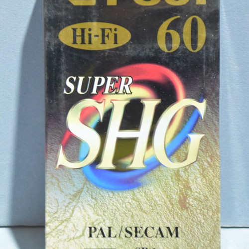 Fuji Super SHC 60 VHS video cassette 1 hour new sealed