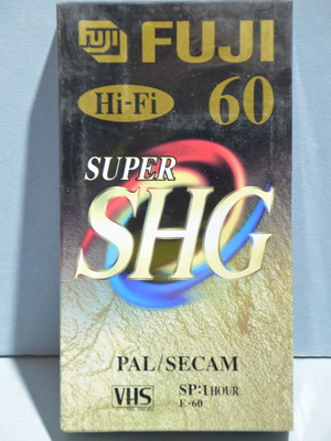 Fuji Super SHC 60 VHS βιντεοκασέτα 1 ώρα καινούργια, σφραγισμένη