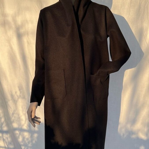 Coat - Robe like new, black, size S, Newcollection