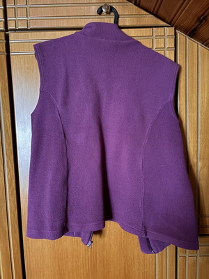 Winter vest used, purple, sizes M and L