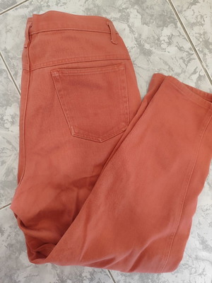 Buggy style jeans pants, apricot, size L