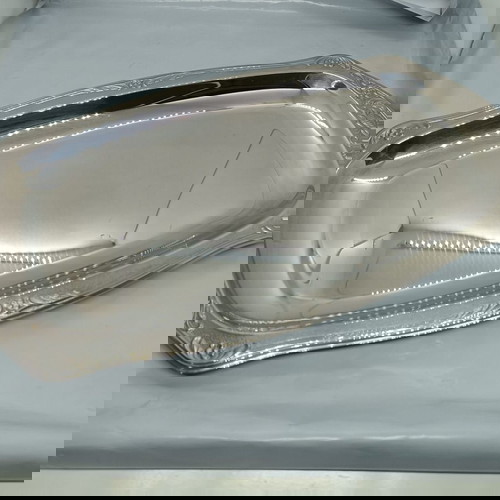 Метален поднос Германия употребяван 42х22 см