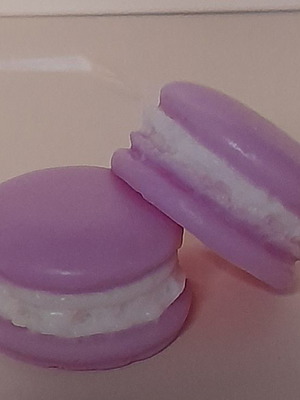 Wax melts macaroon σετ 5 τμχ με άρωμα τσιχλόφουσκα χειροποίητα