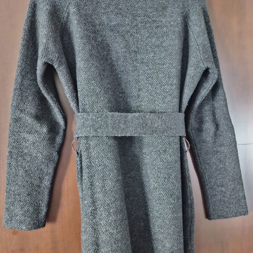 Mango cardigan like new, gray, size M with belt