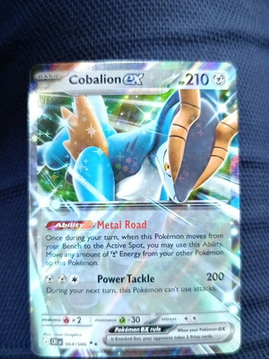 Pokemon Cobalion ex CRI 064 nm condition