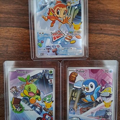 Pokémon TCG First Partner Illustration Collection Series 1 Gen 4 cards new
