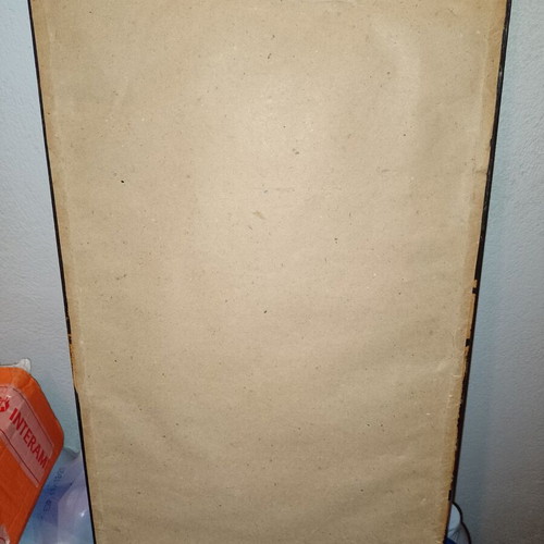 Wedding gift: handmade canvas with embroidery "Wildflower" with handmade embroidery from the 1960s.