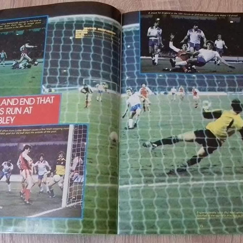 Official England vs Greece match programme like new