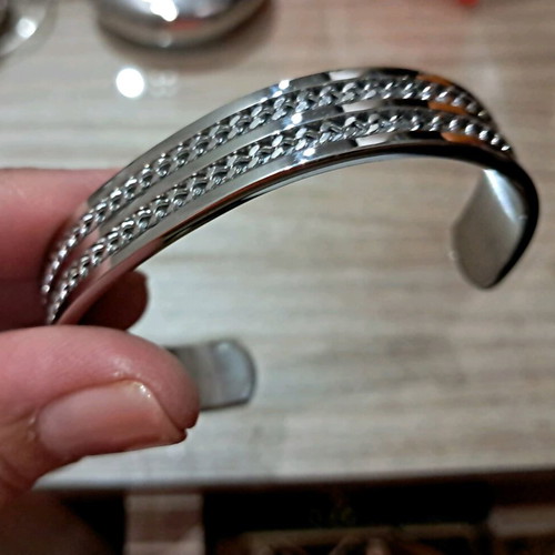 Steel cuff bracelet new