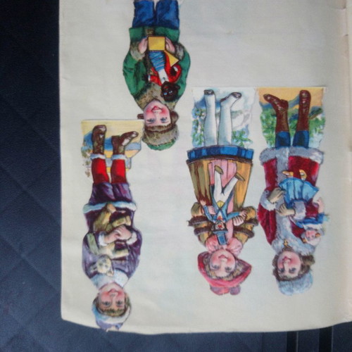Collectible woodcuts 1930-1950, about 200 pieces