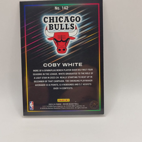 Panini-Recon Basketball Card Coby White 2023-24 new