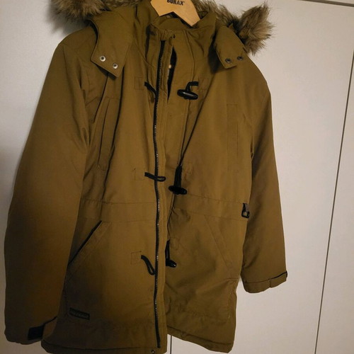 Children's mustard jacket used for 14 years or height 1.60 m