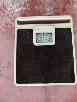 Ζυγαριά αναλογική Hanson vintage 120 kg σε καλή κατάσταση