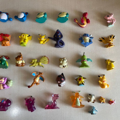 Pokemon figures lot of 33 used from late 90s and early 00s