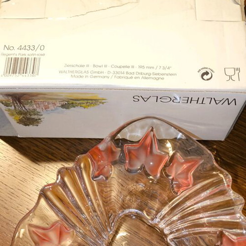 Walther Glas Wellington crystal bowl new