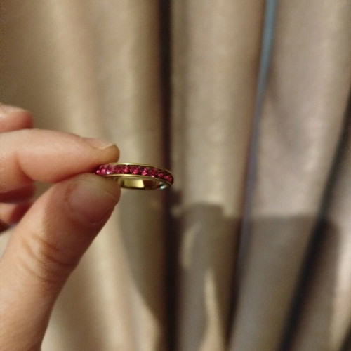 Women's ring like new, pink