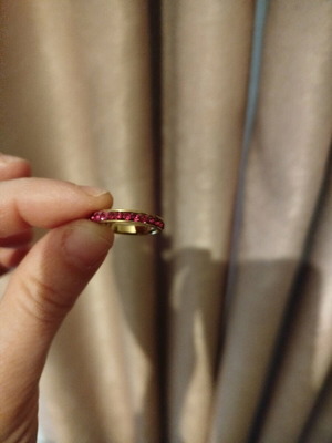 Women's ring like new, pink