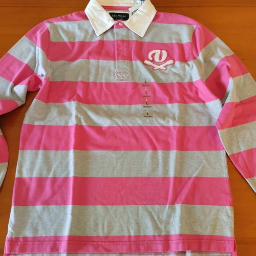 McNeal cotton shirt pink grey new size Large