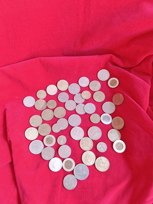 Hungarian coins used, many, collectible