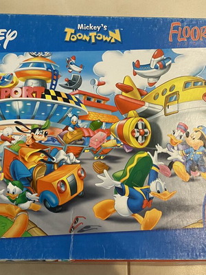 Disney Mickey Toontown παζλ μεταχειρισμένο, μήκους 1 μέτρου, 40 κομμάτια
