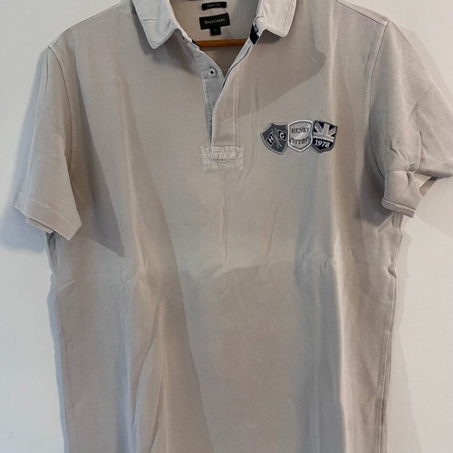 Henry Cottons polo shirt used, beige, size L