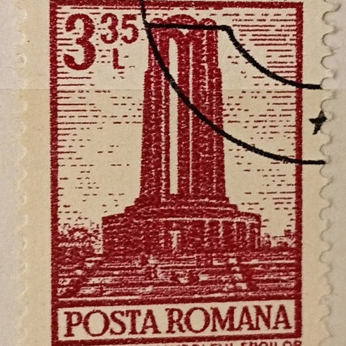 Romania stamps used, pack of 12