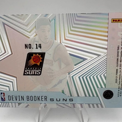 2020-21 Panini Illusions Devin Booker Shining Stars Sapphire card new