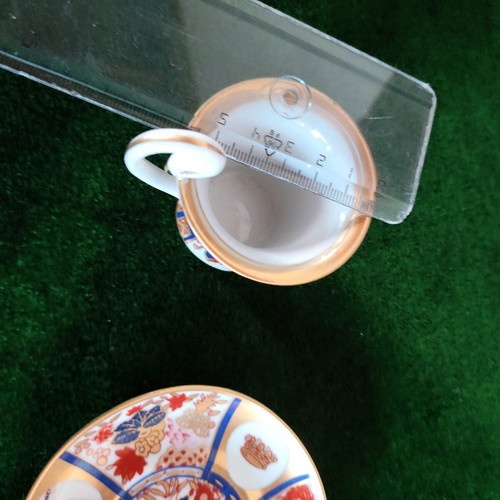 Collectible vintage porcelain espresso cup with saucer The Museum of Porcelain