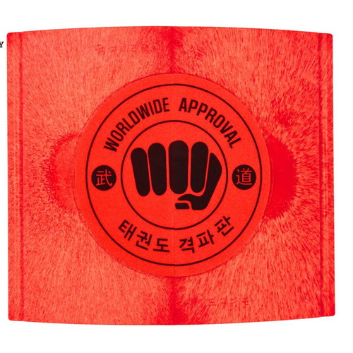 Red Reusable ABS Breaking Tile 25x22x0.7cm for Martial Arts