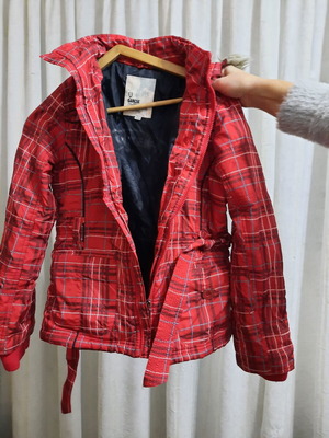 Garcia girls jacket size 164 cm, like new, red multicolor, age 14