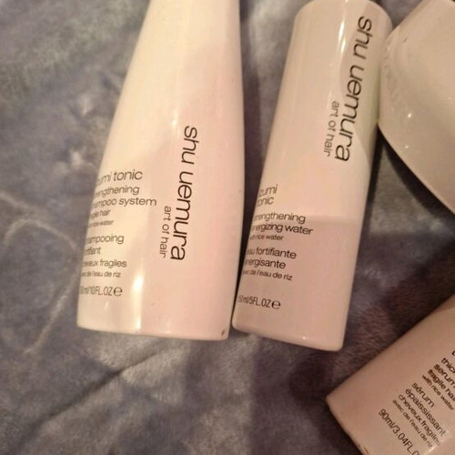 Shu Uemura Izumi Tonic set shampoo, serum, water, masque like new