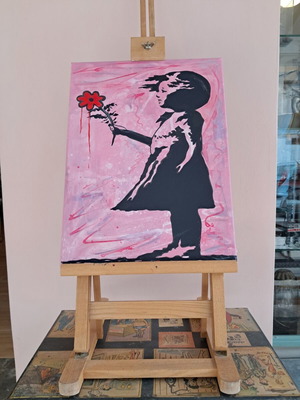 Έργο ζωγραφικής ακρυλικό καινούργιο 0,30 x 0,40 cm