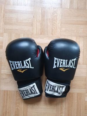 Γάντια Everlast 14oz μεταχειρισμένα, μαύρα