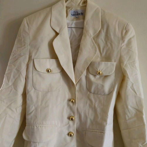 Miss Simbolo jacket size 44 beige like new