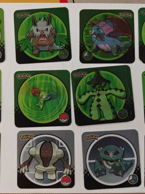 Pokemon Flix-Pix 3D holographic cards, collectible 2005