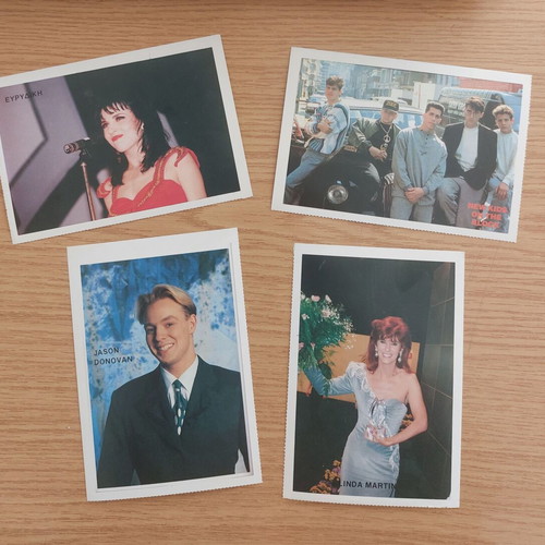 Postcards from the 90s like new, set of 4