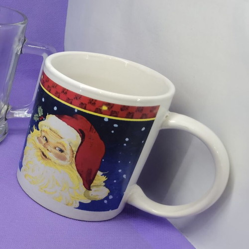 Ceramic mug Santa Claus used