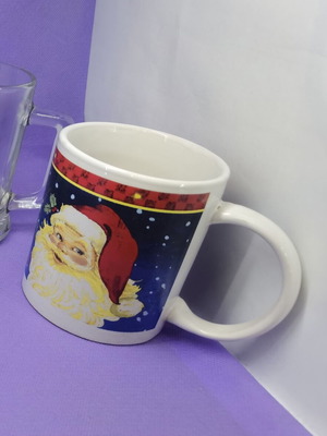 Ceramic mug Santa Claus used
